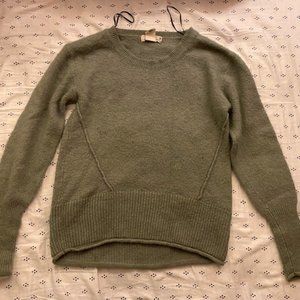 H&M Green Crewneck Knitted Sweater